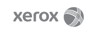 xerox logo grey transparent