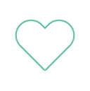 heart icon green transparent