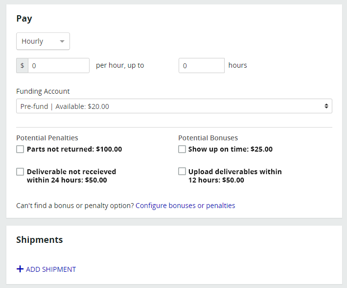updated work order page pay