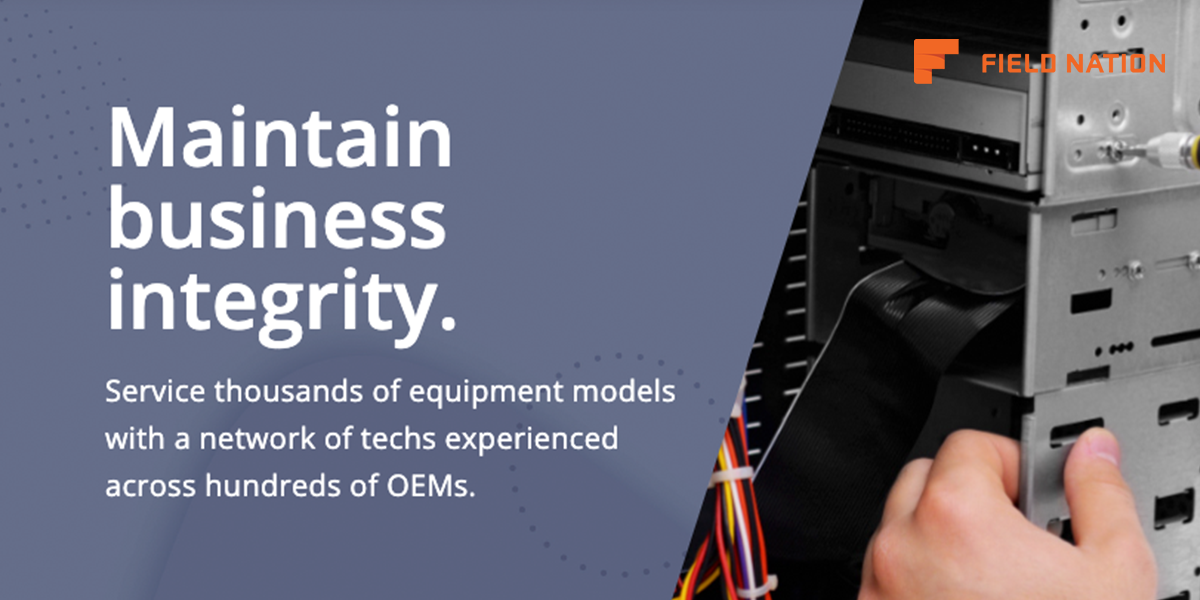 Preventative maintenance field service support Field Nation